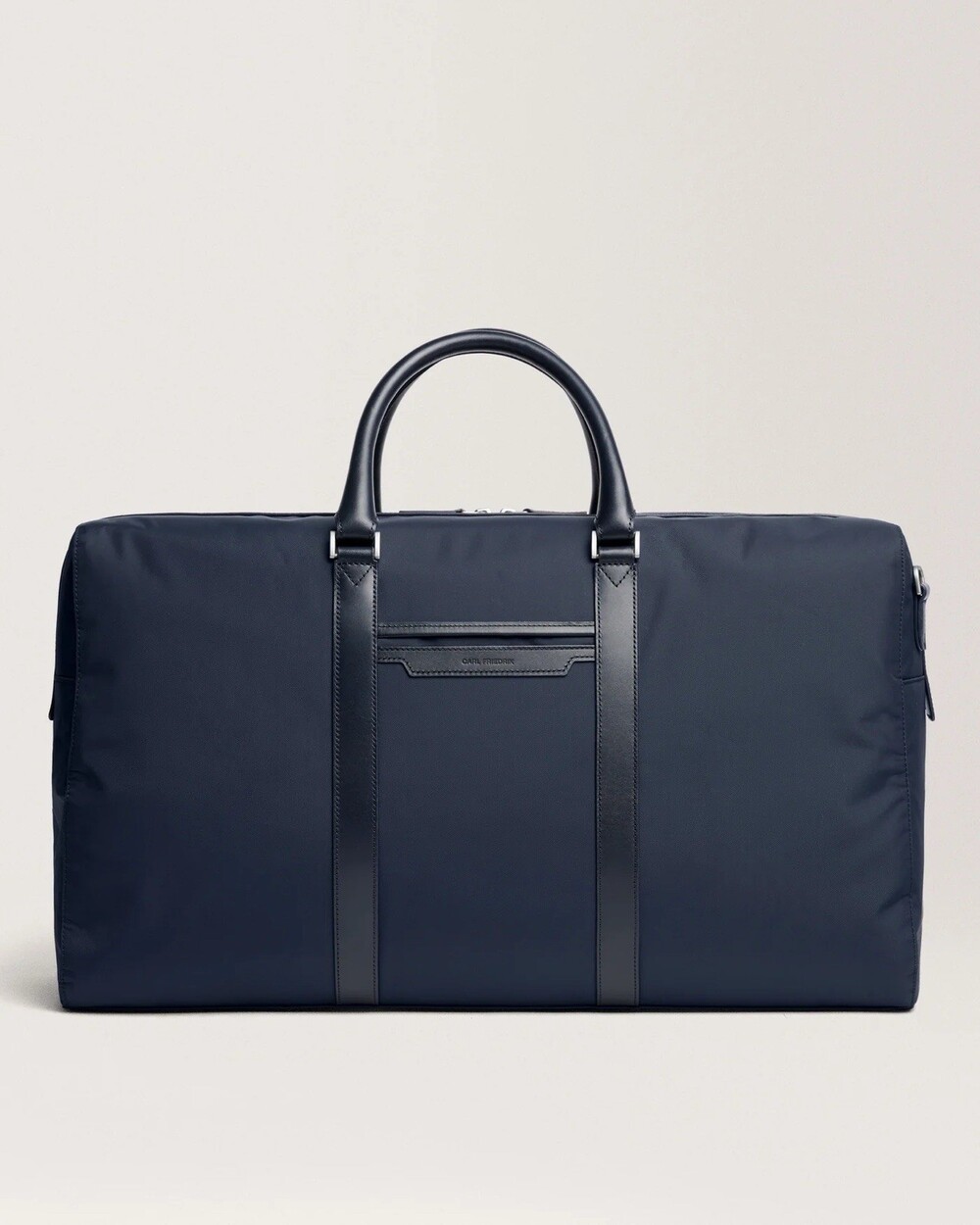 Carl Friedrik Large Weekender Nylon 35L Navy NEW Authentic